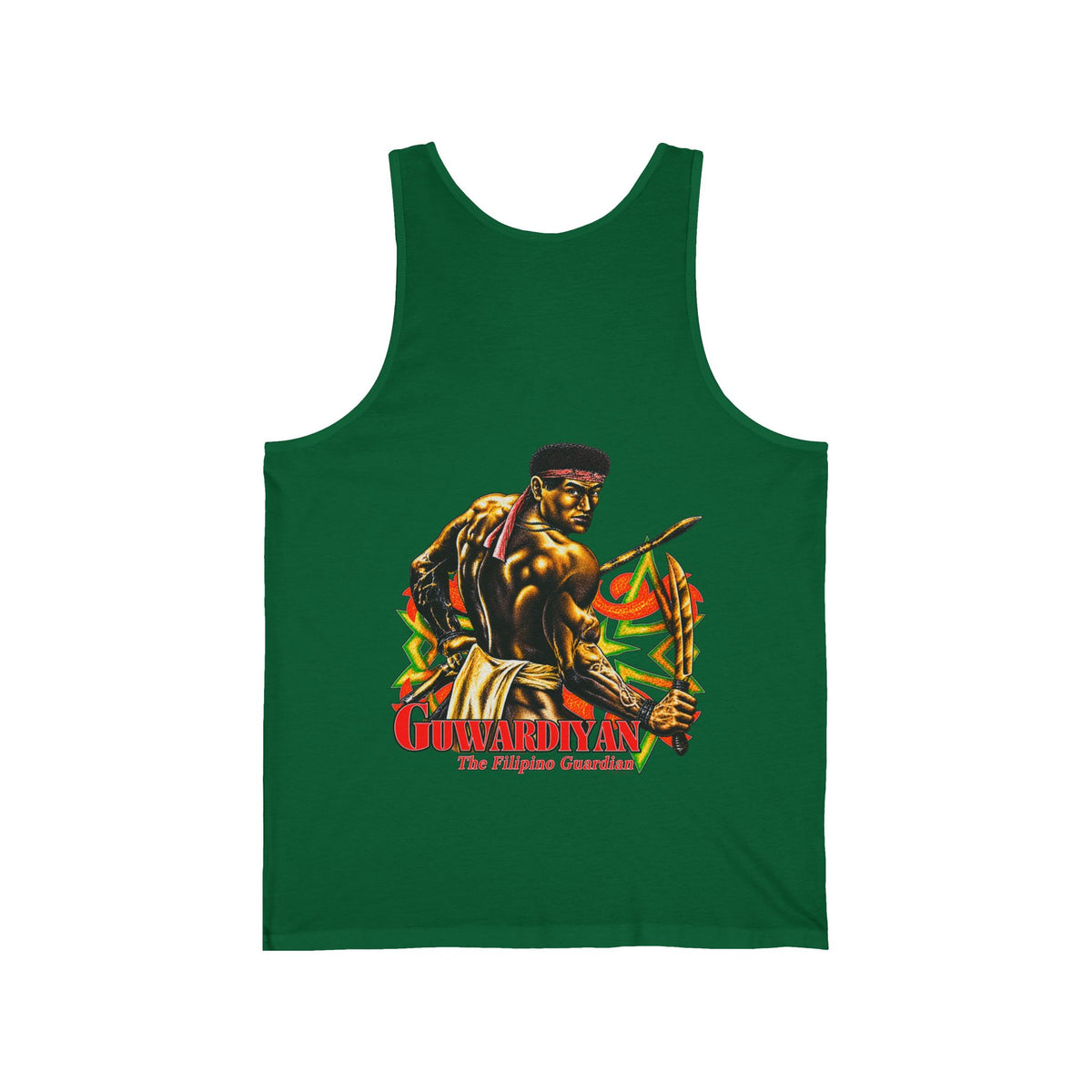 Filipino Strength The Filipino Guardian Guwardiyan Unisex Jersey Tank
