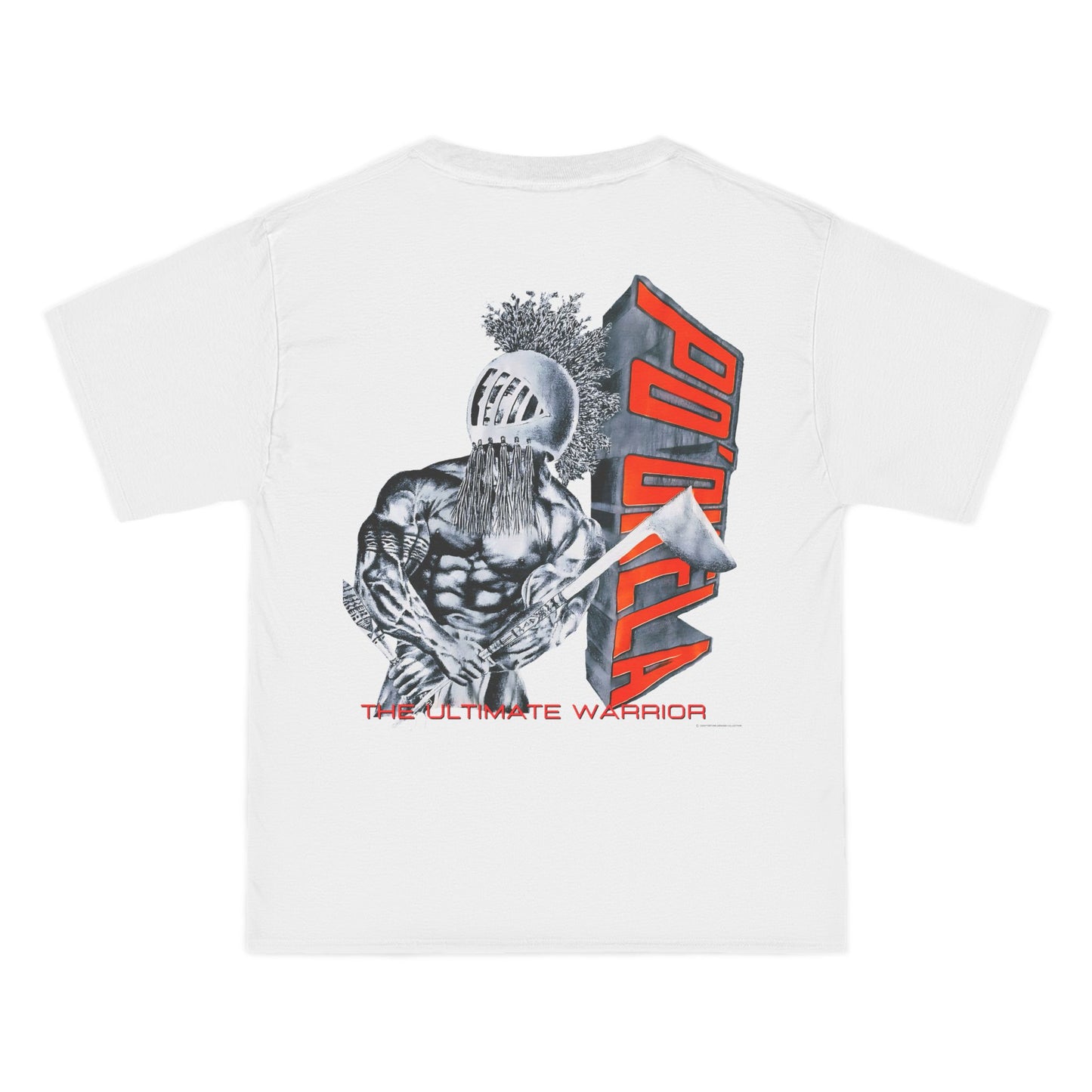 Hawaiian Strength Po'okela The Ultimate Warrior Vintage Design 90s New Print Beefy-T®  Short-Sleeve T-Shirt