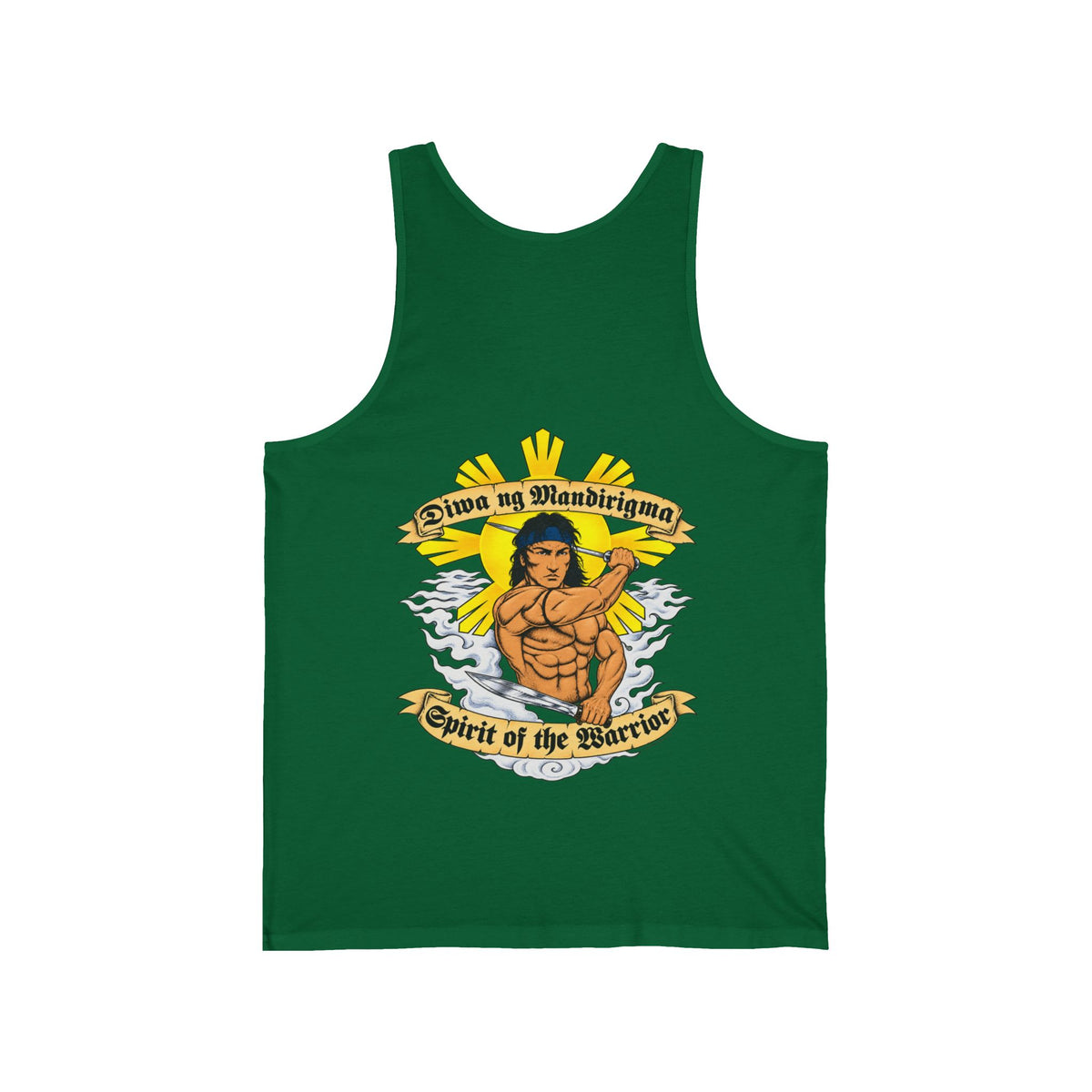 Filipino Strength Spirit of the Warrior Diwa ng Mandirigma Unisex Jersey Tank