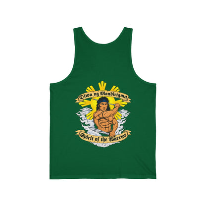 Filipino Strength Spirit of the Warrior Diwa ng Mandirigma Unisex Jersey Tank
