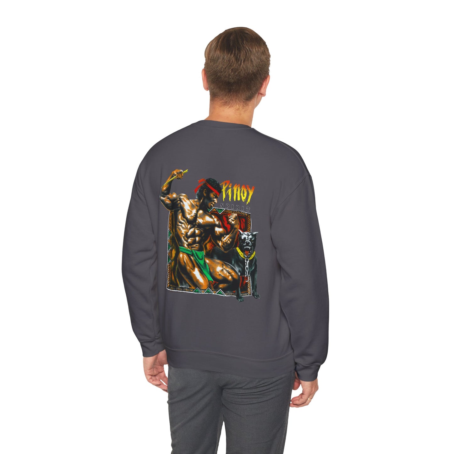 Filipino Strength Pinoy Vintage Design 90s New Print Unisex Heavy Blend™ Crewneck Sweatshirt