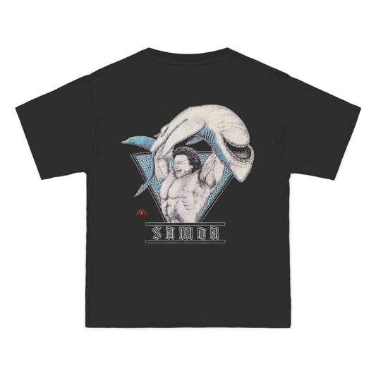 Samoan Strength Samoa Vintage 90s Design New Print Beefy-T®  Short-Sleeve T-Shirt