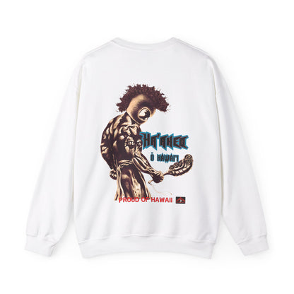 Hawaiian Strength Proud of Hawaii Ha'aheo o Hawai'i Vintage Design 90s New Print Unisex Heavy Blend™ Crewneck Sweatshirt