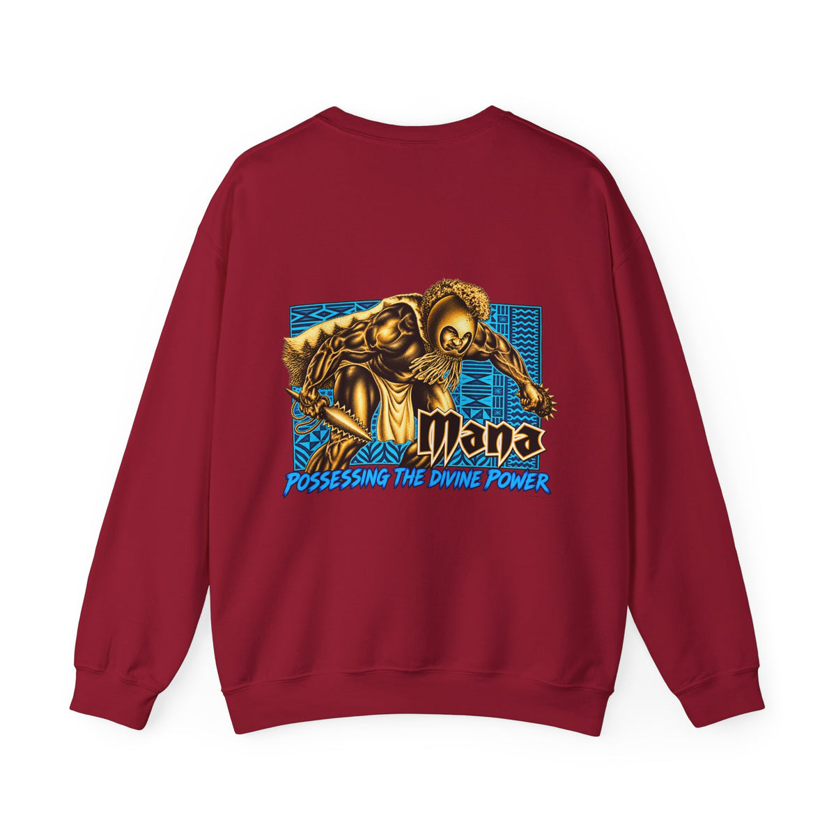 Hawaiian Strength Mana Possessing the Divine Power Unisex Heavy Blend™ Crewneck Sweatshirt
