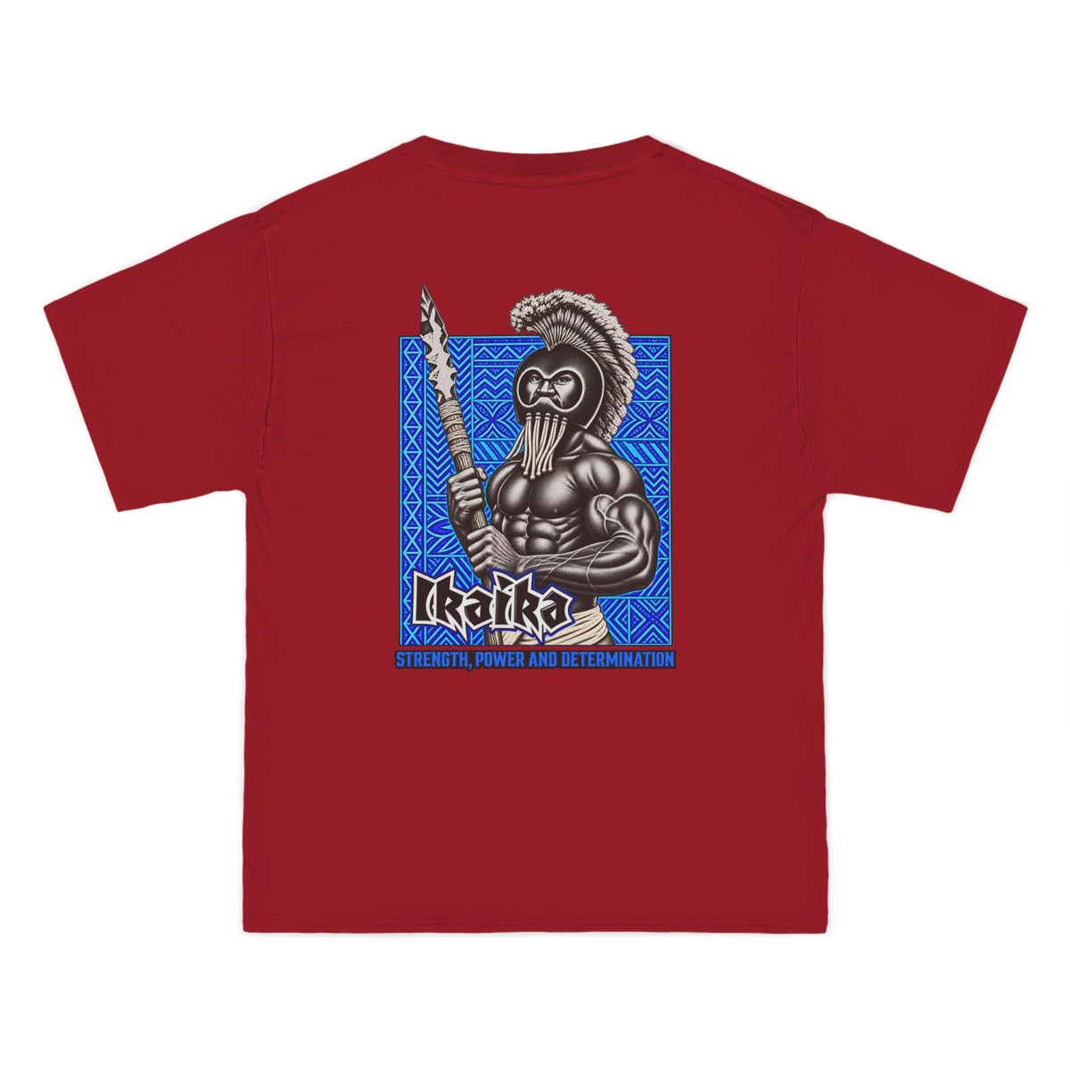 Hawaiian Strength Ikaika Strength Power and Determination Beefy-T®  Short-Sleeve T-Shirt