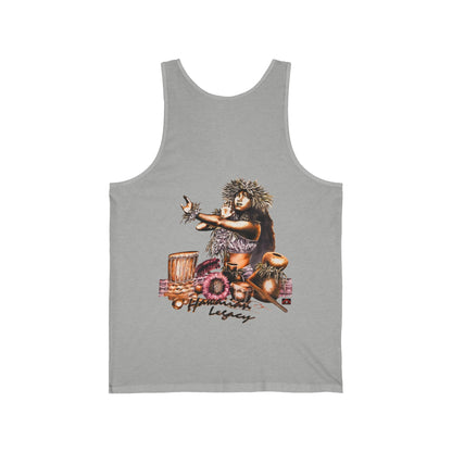 Hawaiian Strength Hawaiian Legacy Vintage Design 90s New Print Unisex Jersey Tank