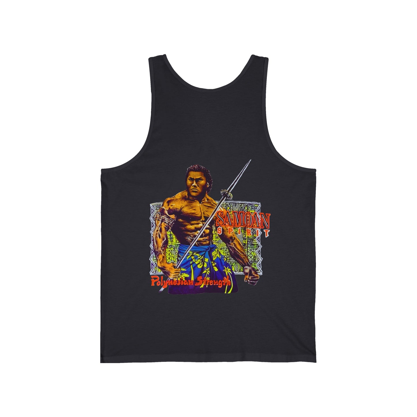 Samoan Strength Samoan Spirit Polynesian Strength Vintage Design 90s New Print Unisex Jersey Tank