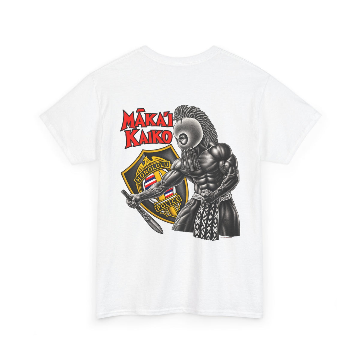 Hawaiian Strength Maka'i Kaiko Honolulu Police Unisex Heavy Cotton Tee