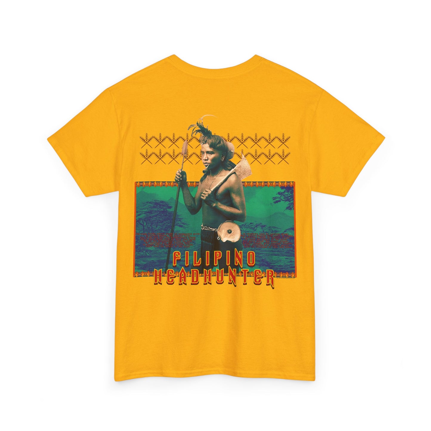 Filipino Strength Filipino HeadHunter Unisex Heavy Cotton Tee