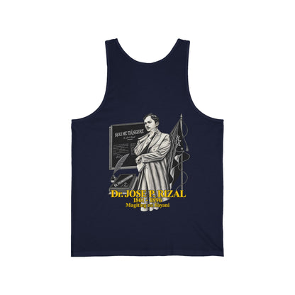 Filipino Strength Dr Jose Rizal Magiting na Bayani Unisex Jersey Tank