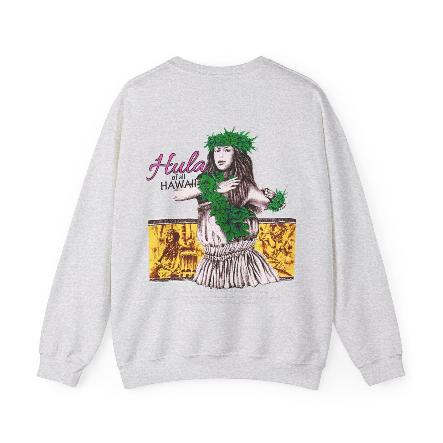 Hawaiian Strength Hula of all Hawaii Vintage Design 90s New Print Unisex Heavy Blend™ Crewneck Sweatshirt