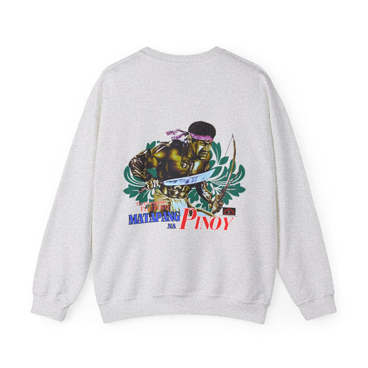 Filipino Strength Matapang Na Pinoy The Courageous Filipino Vintage Design 90s New Print Unisex Heavy Blend™ Crewneck Sweatshirt