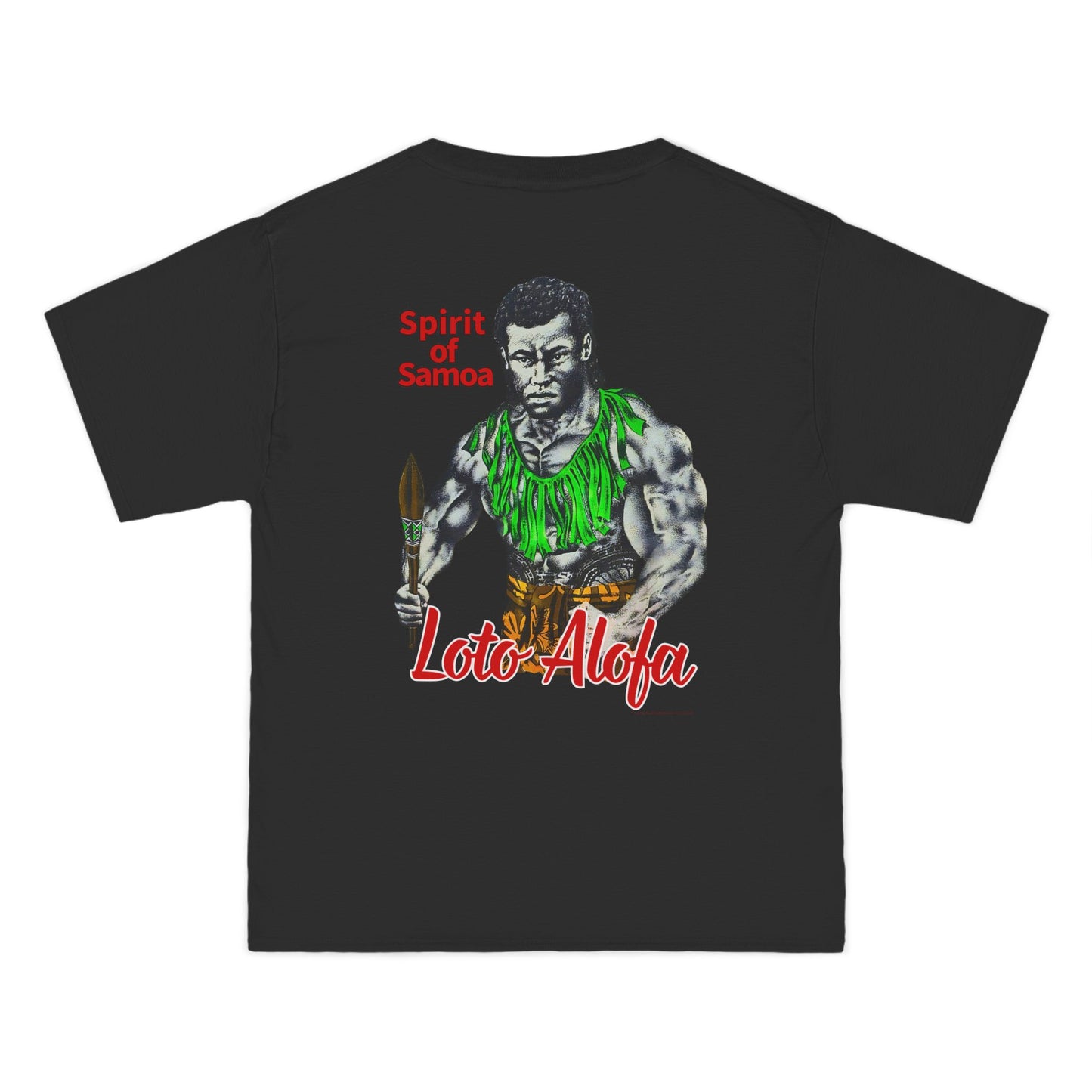 Samoan Strength Spirit of Samoa Loto Alofa Vintage Design 90s New Print Beefy-T®  Short-Sleeve T-Shirt