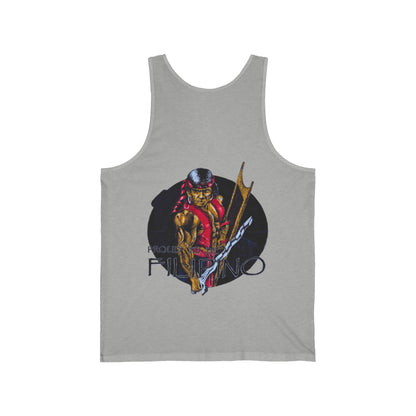 Filipino Strength Proud To Be Filipino Vintage Design 90s New Print Unisex Jersey Tank
