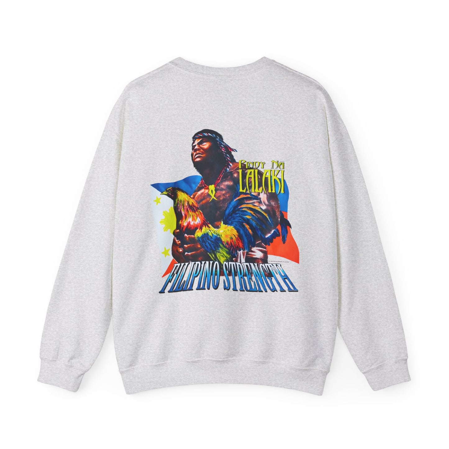 Filipino Strength Pinoy na Lalaki Vintage Design 90s New Print Unisex Heavy Blend™ Crewneck Sweatshirt