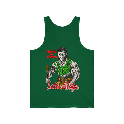 Samoan Strength Spirit of Samoa Loto Alofa Unisex Jersey Tank