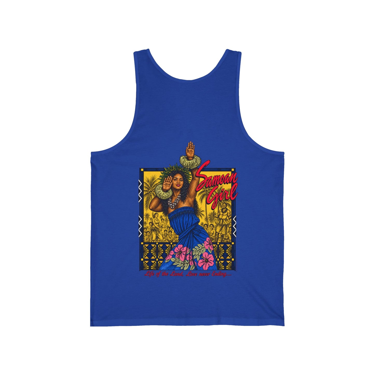 Samoan Strength Samoan Girl Unisex Jersey Tank