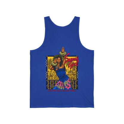 Samoan Strength Samoan Girl Unisex Jersey Tank