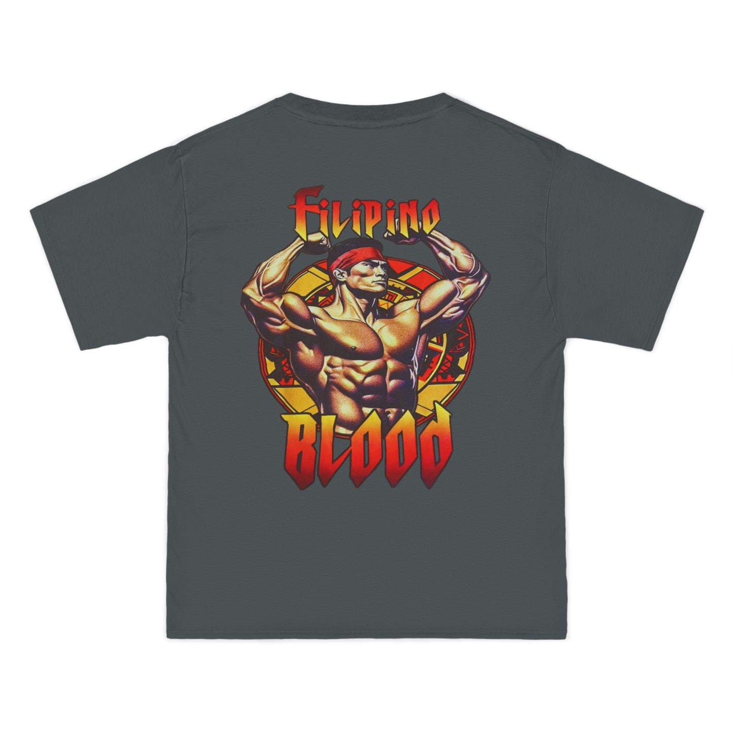 Filipino Strength Filipino Blood Vintage Design 90s New Print Beefy-T®  Short-Sleeve T-Shirt