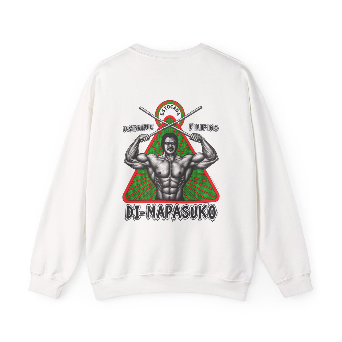 Filipino Strength Invincible Filipino Estocada Unisex Heavy Blend™ Crewneck Sweatshirt