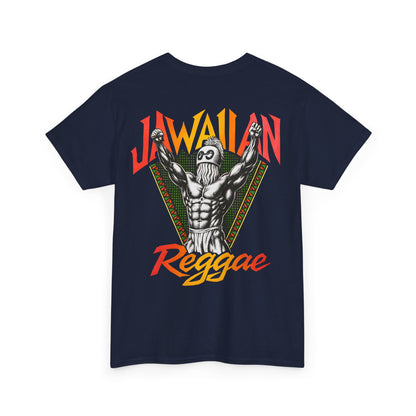 Jawaiian Strength Jawaiian Reggae Vintage Design 90s New Print Unisex Heavy Cotton Tee