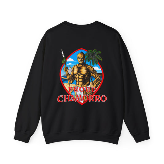 Chamorro Warrior Guam Proud Chamorro Unisex Heavy Blend™ Crewneck Sweatshirt