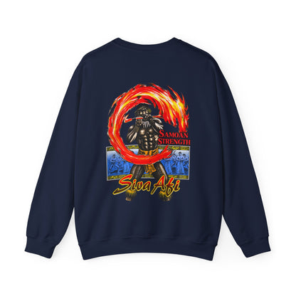 Samoan Strength Siva Afi Unisex Heavy Blend™ Crewneck Sweatshirt