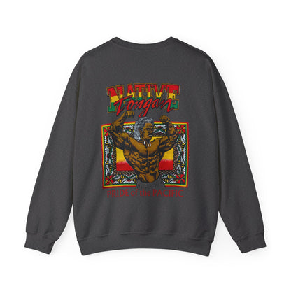 Local Strength Native Tongan Pride of the Pacific Vintage Designs 90s New Print Unisex Heavy Blend™ Crewneck Sweatshirt