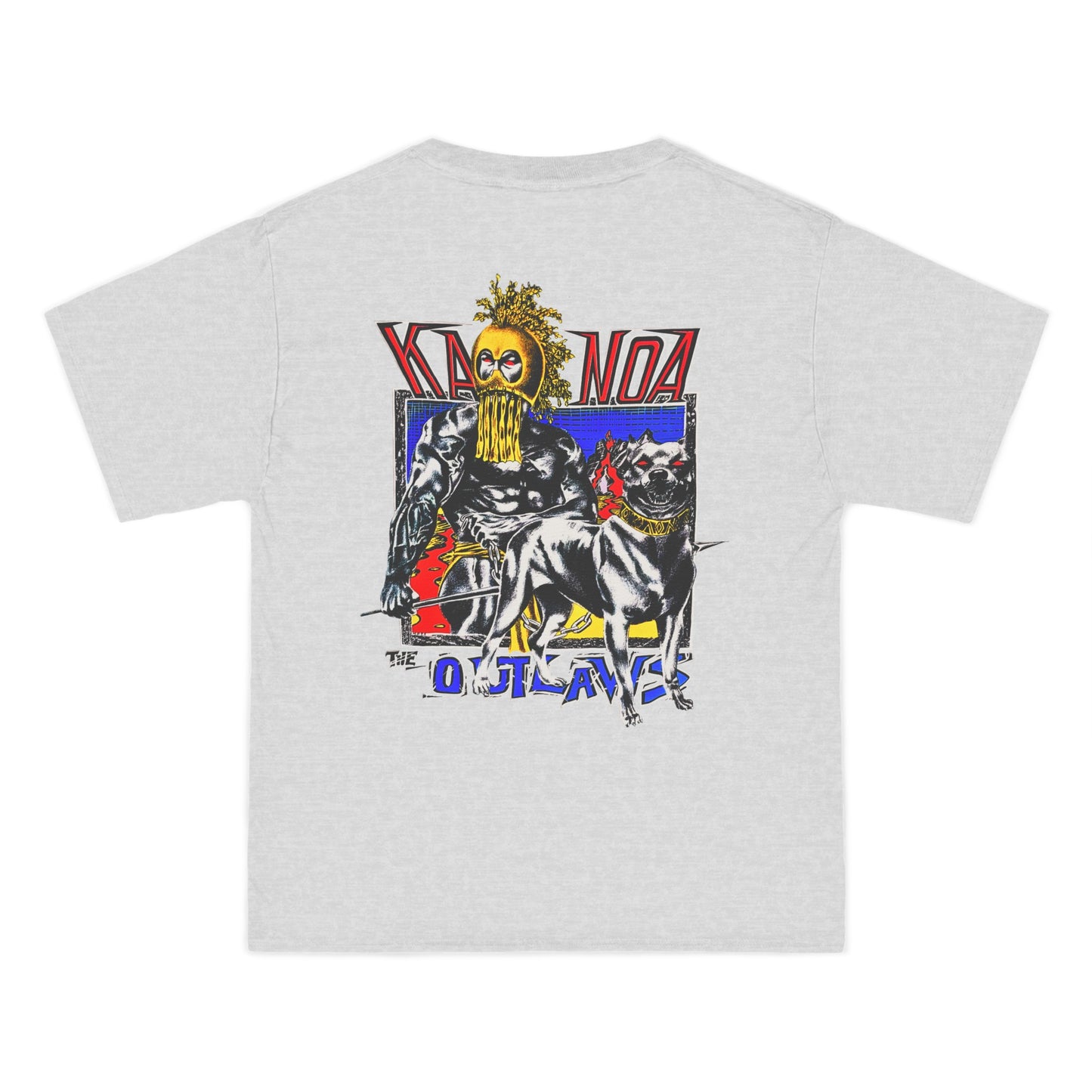 Hawaiian Strength Kanoa The Outlaws Vintage Design 90s New Print Beefy-T®  Short-Sleeve T-Shirt