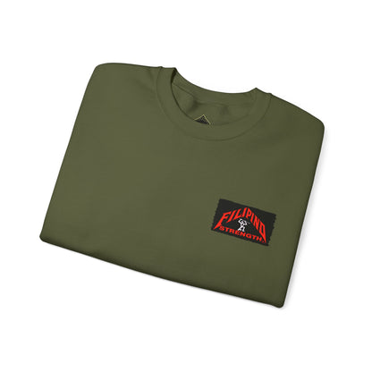 Filipino Strength Filipina Vintage Design 90s New Print Unisex Heavy Blend™ Crewneck Sweatshirt