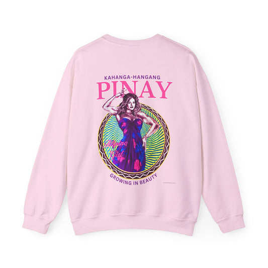 Filipino Strength Pinay Growing in Beauty Filipino Girl Kahanga Hangang Vintage Design 90s New Print Unisex Heavy Blend™ Crewneck Sweatshirt