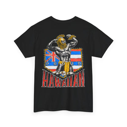 Hawaiian Strength Proud To Be Hawaiian Vintage Design 90s New Print Unisex Heavy Cotton Tee