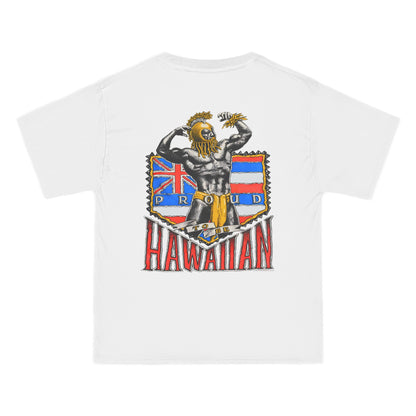 Hawaiian Strength Proud To Be Hawaiian Vintage Design 90s New Print Beefy-T®  Short-Sleeve T-Shirt