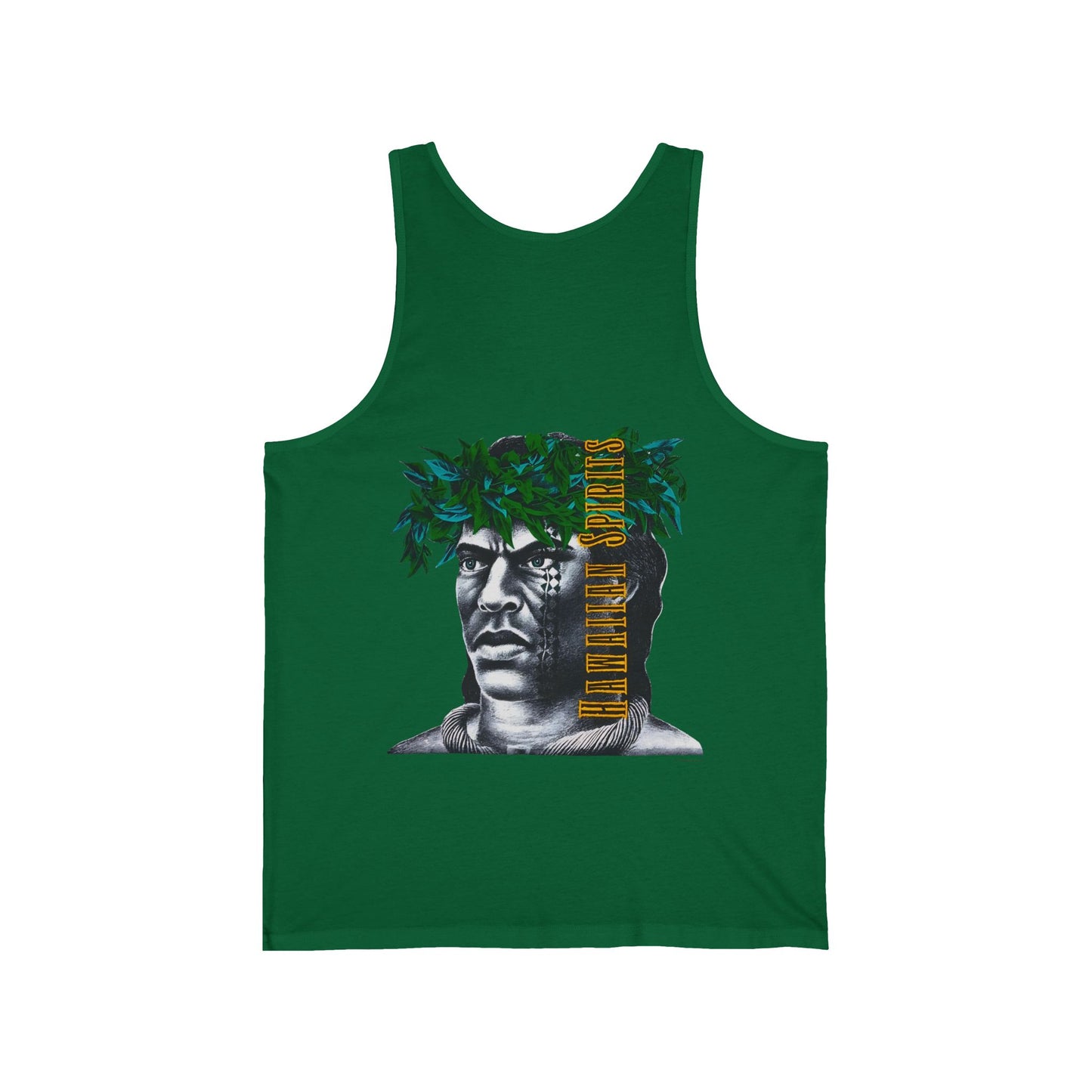 Hawaiian Strength Hawaiian Spirits Vintage Designs 90s New Print Unisex Jersey Tank