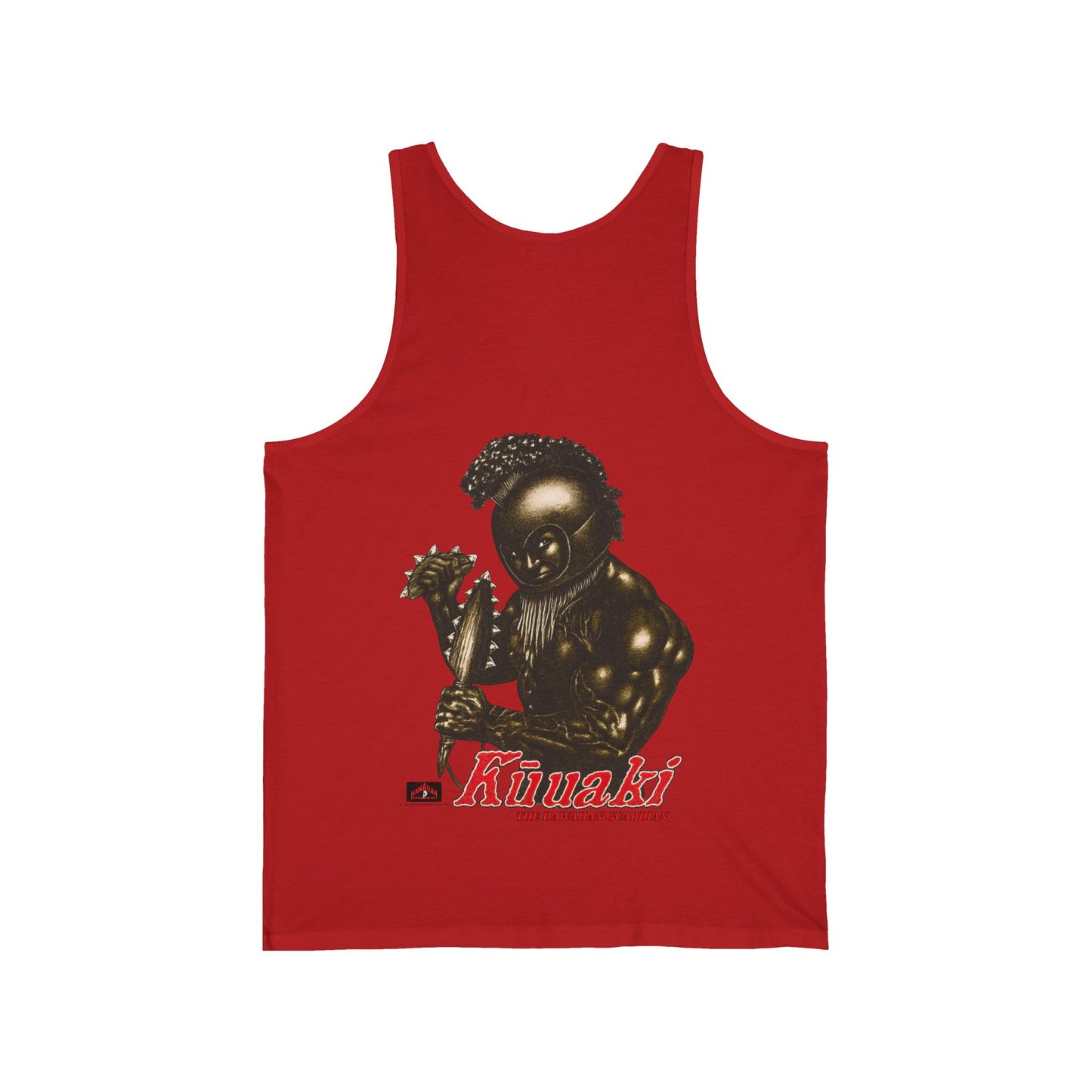 Hawaiian Strength Kῡuaki The Hawaiian Guardian Vintage Design 90s New Print Unisex Jersey Tank