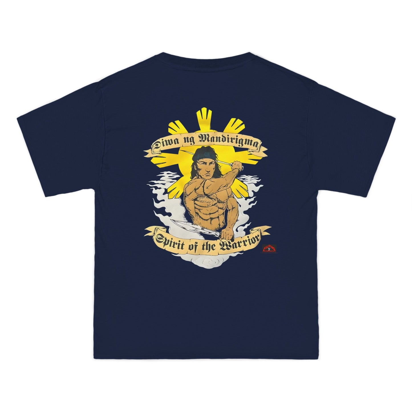 Filipino Strength Spirit of the Warrior Diwa ng Mandirigma Vintage Design 90s New Print Beefy-T®  Short-Sleeve T-Shirt
