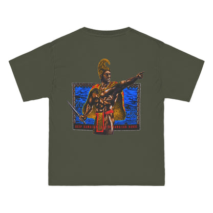 Hawaiian Strength Keep Hawaiian Land In Hawaiian Hands Vintage Design 90s New Print Beefy-T®  Short-Sleeve T-Shirt