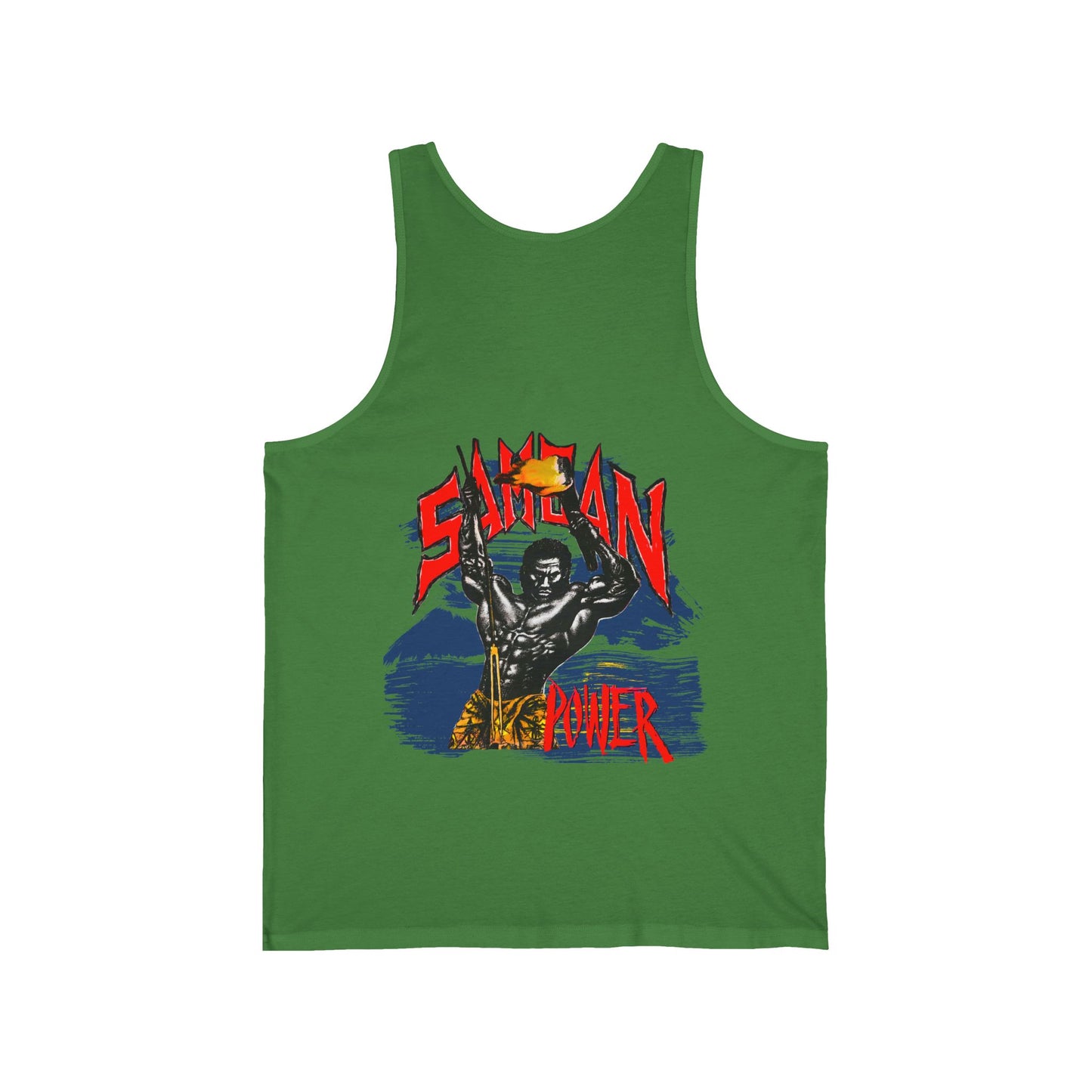 Samoan Strength Samoan Power Vintage Design 90s New Print Unisex Jersey Tank