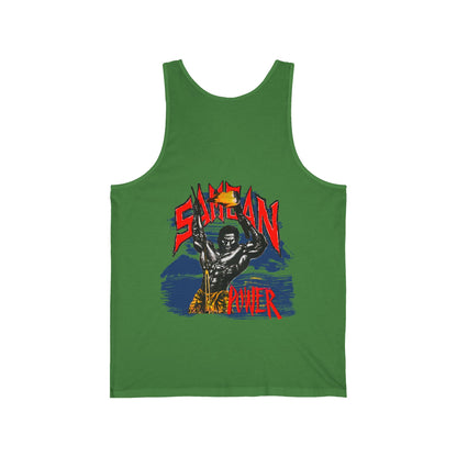 Samoan Strength Samoan Power Vintage Design 90s New Print Unisex Jersey Tank