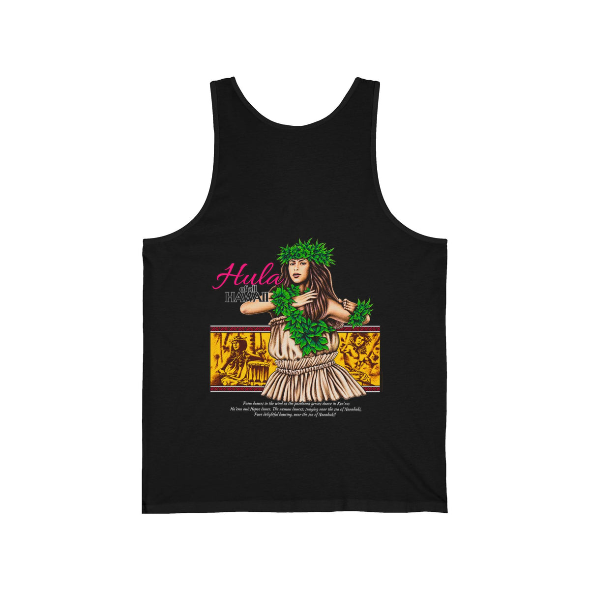 Hawaiian Strength Hula of all Hawaii Unisex Jersey Tank