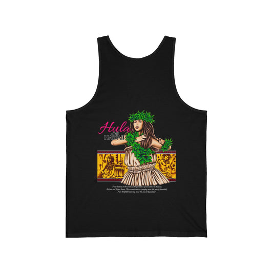 Hawaiian Strength Hula of all Hawaii Unisex Jersey Tank
