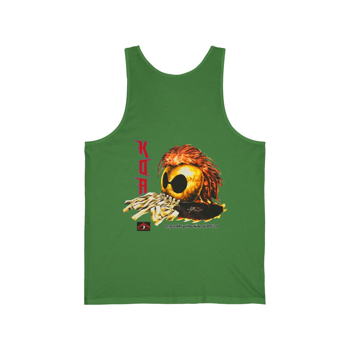 Hawaiian Strength Koa Legendary Hawaiian Warrior Vintage Design 90s New Print Unisex Jersey Tank