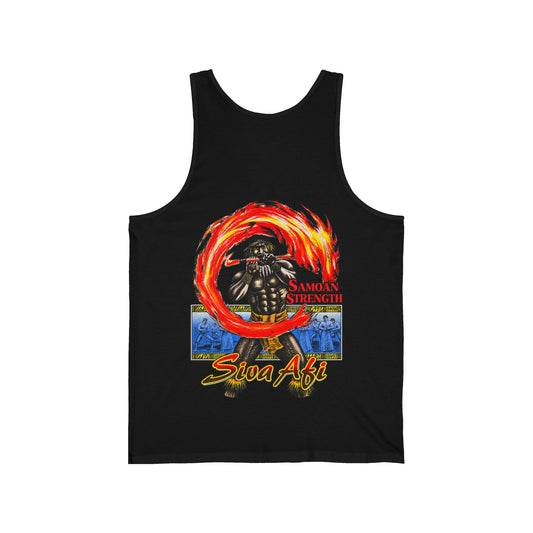 Samoan Strength Siva Afi Unisex Jersey Tank