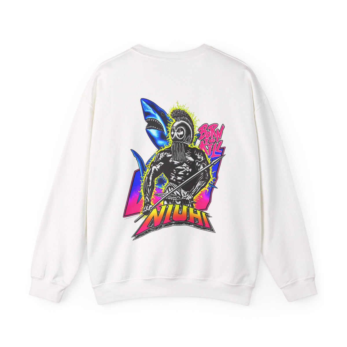 Hawaiian Strength Niuhi Born To Kill Unisex Heavy Blend™ Crewneck Sweatshirt