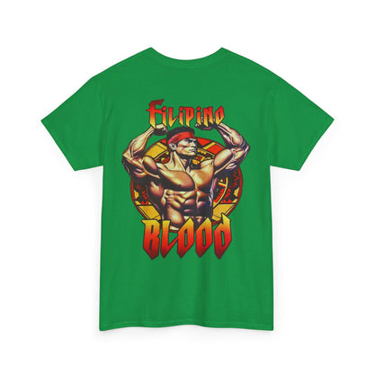 Filipino Strength Filipino Blood Vintage Design 90s New Print T-shirt Unisex Heavy Cotton Tee