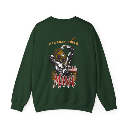 Hawaiian Strength Hawaiian Power Mana Total Sovereignty Vintage Design 90s New Print Unisex Heavy Blend™ Crewneck Sweatshirt