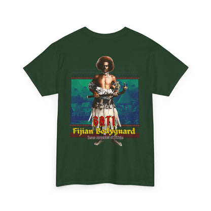 Local Strength Bati Fijian Bodyguard Never Surrender Attitude Tabu Soro Unisex Heavy Cotton Tee