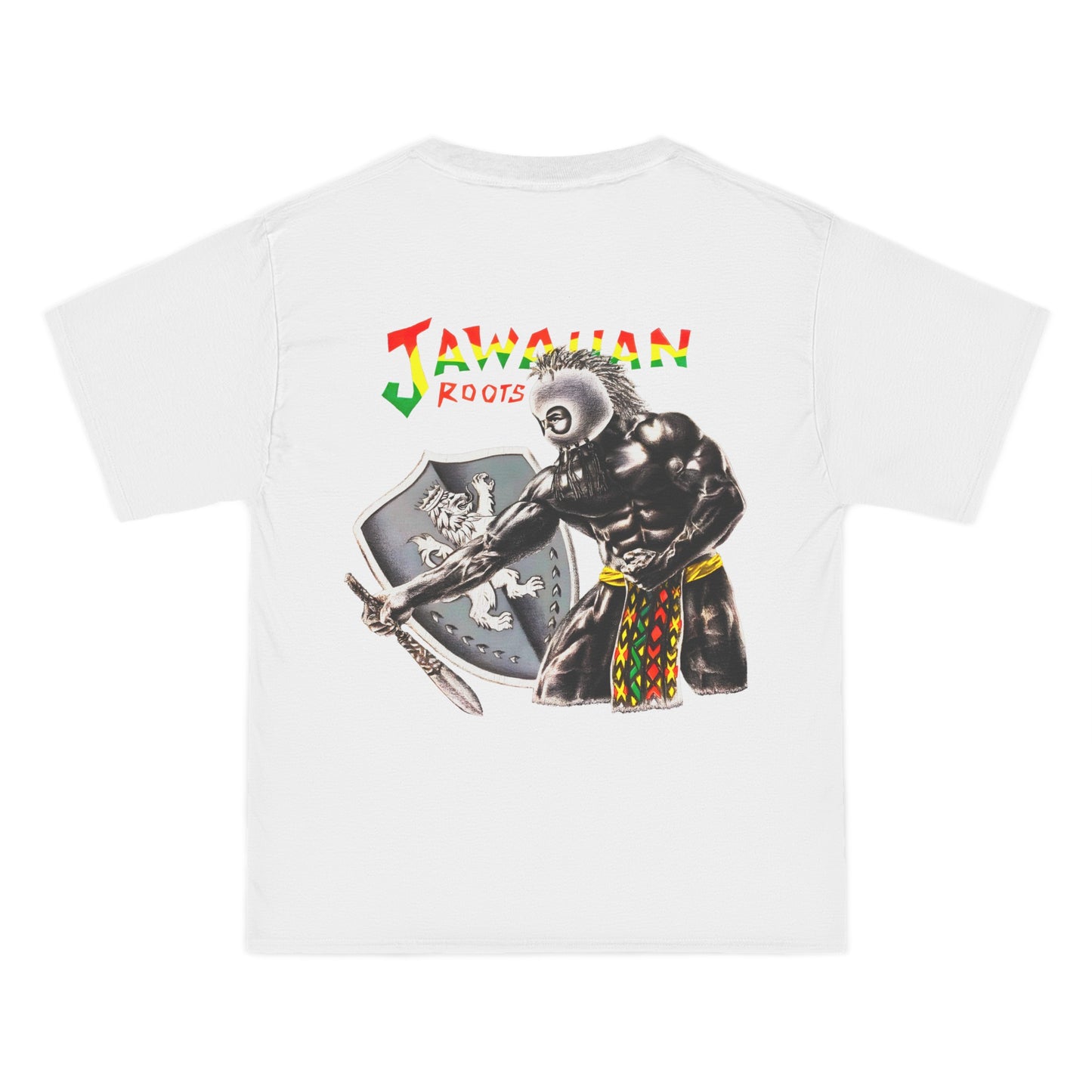 Jawaiian Strenght Jawaiian Roots Vintage Design 90s New Print Beefy-T®  Short-Sleeve T-Shirt