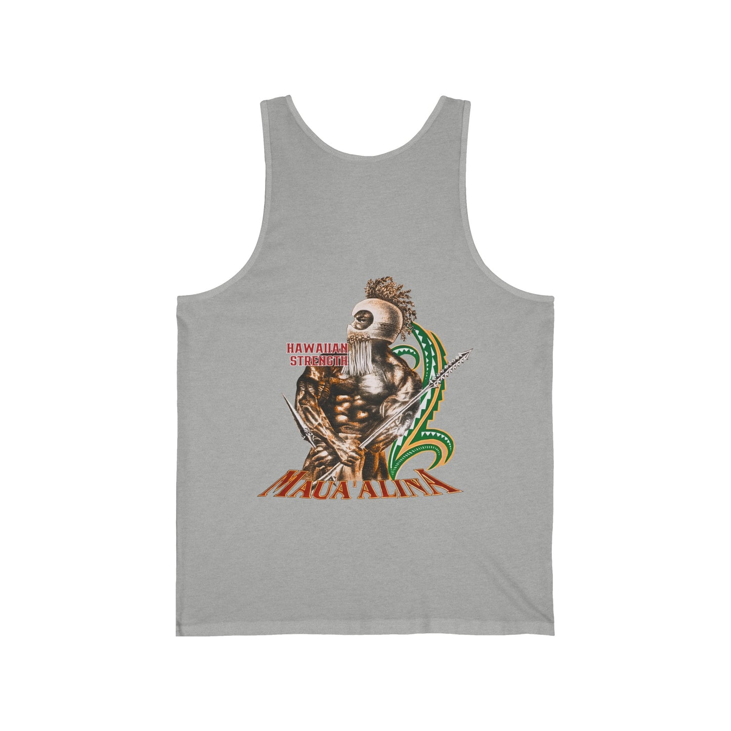 Hawaiian Strength Maua'alina Vintage Design 90s New Print Unisex Jersey Tank