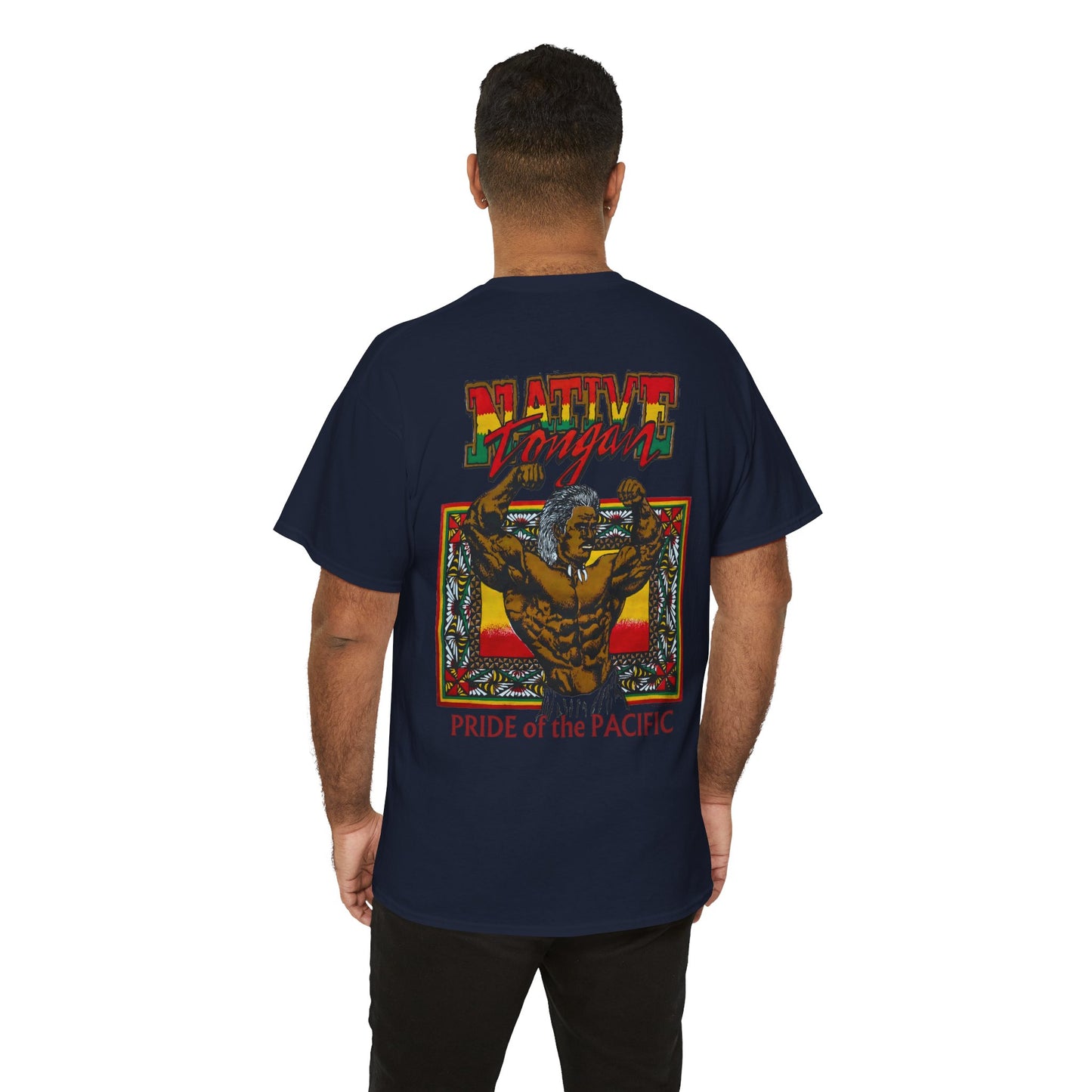 Local Strength Native Tongan Pride of the Pacific Vintage Designs 90s New Print Unisex Heavy Cotton Tee